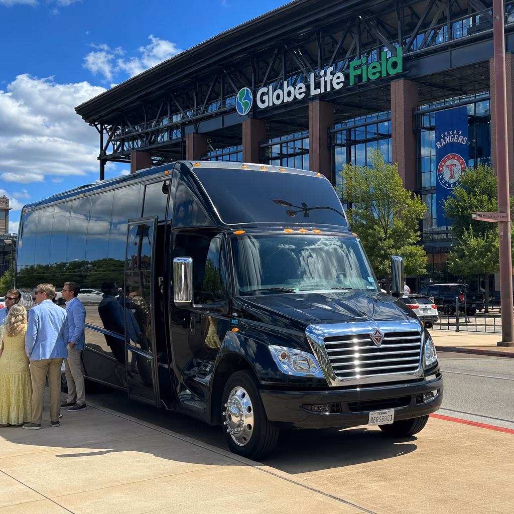 Rent a Bus to Globe Life Field
