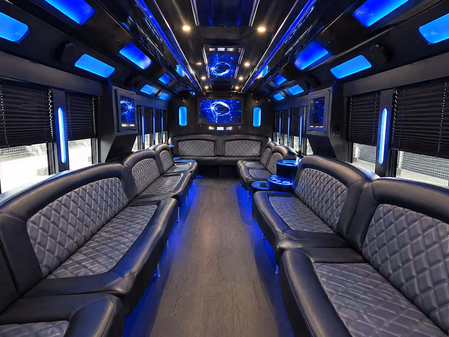 Arlington Bachelor & Bachelorette Transportation party bus exterior