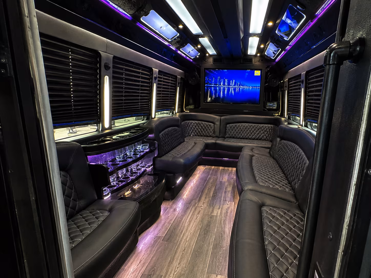Arlington Concert & Music Festival Transportation party bus exterior