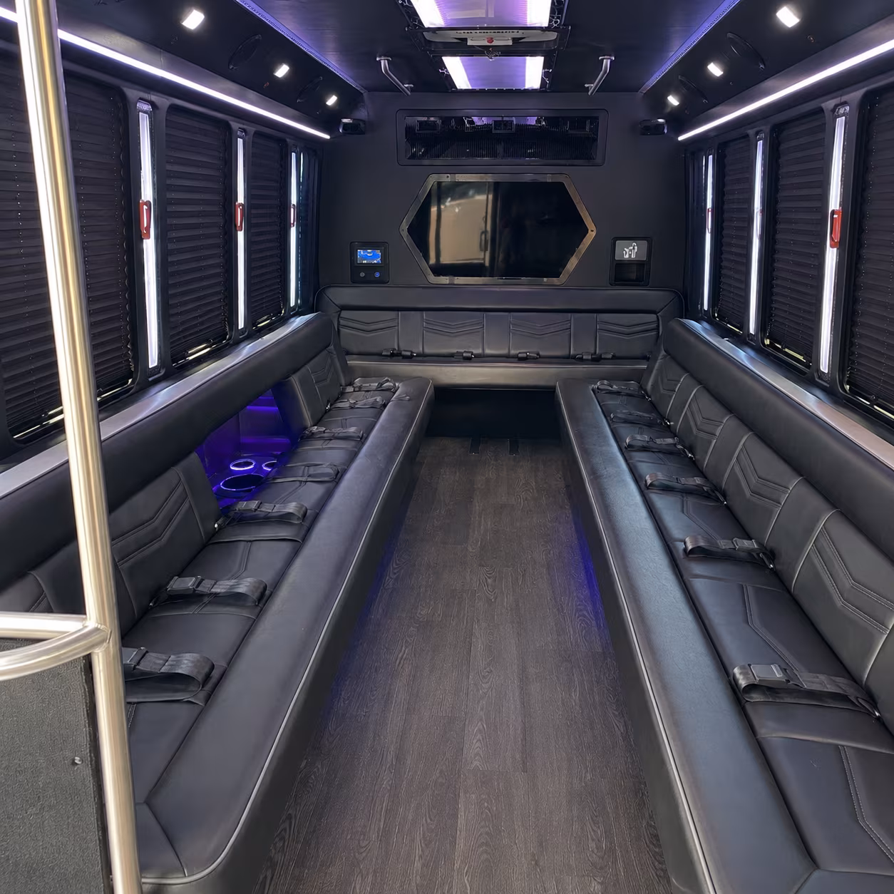Arlington Concert & Music Festival Transportation party bus exterior