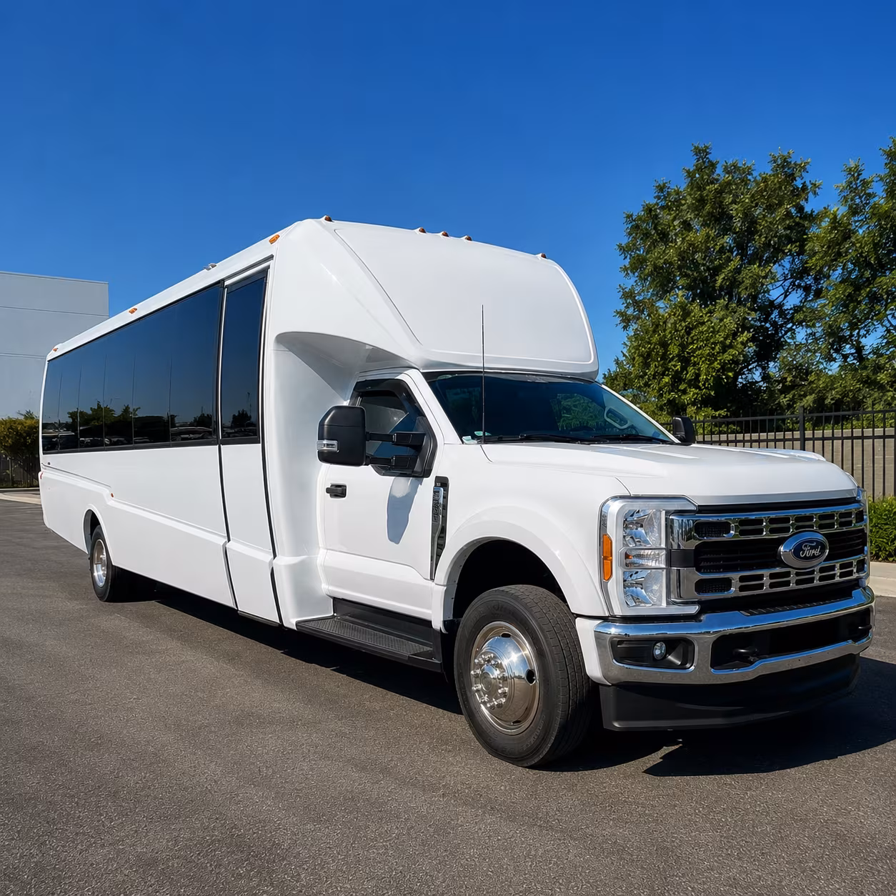 Arlington Corporate Transportation party bus exterior