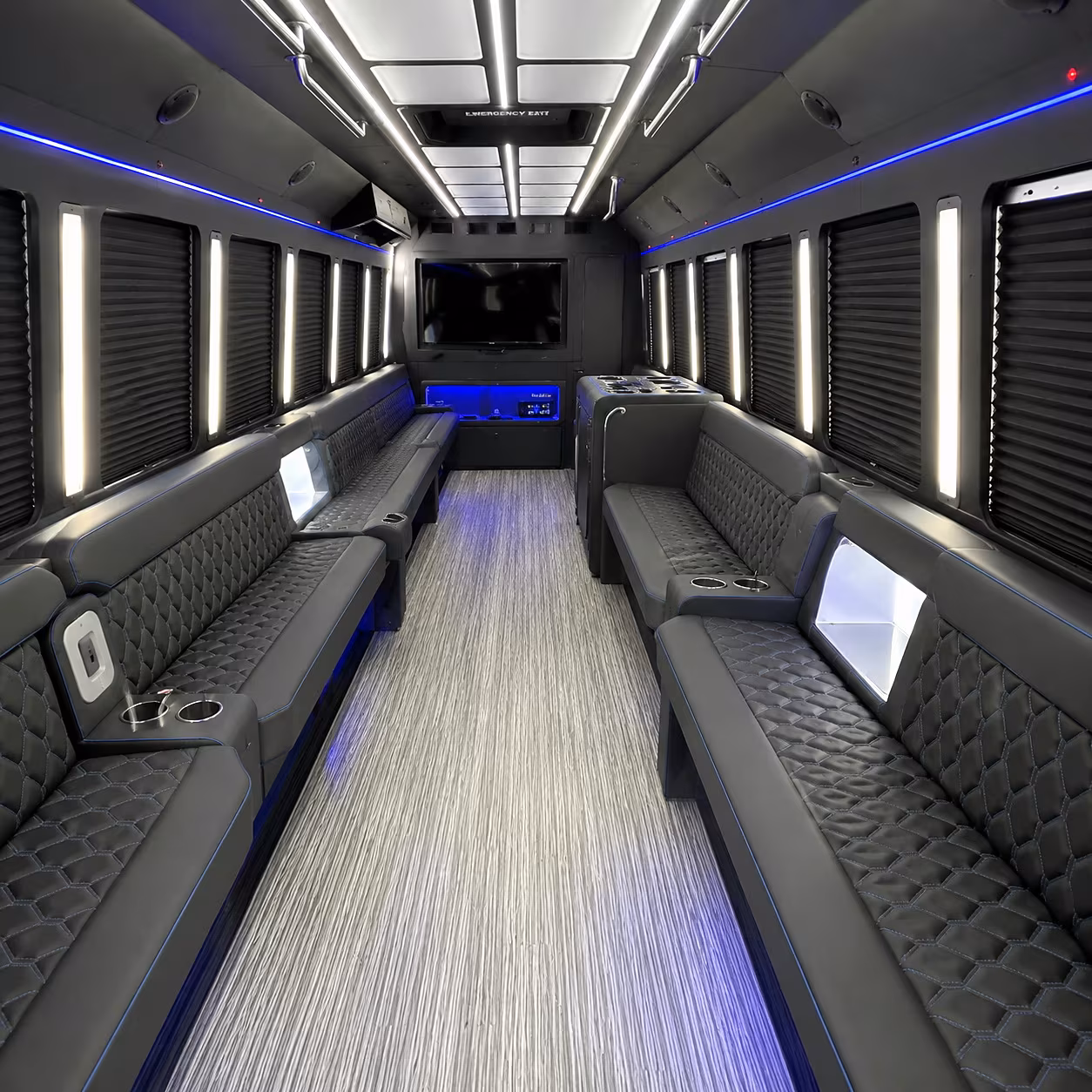 Arlington Prom & Homecoming Transportation onboard seating