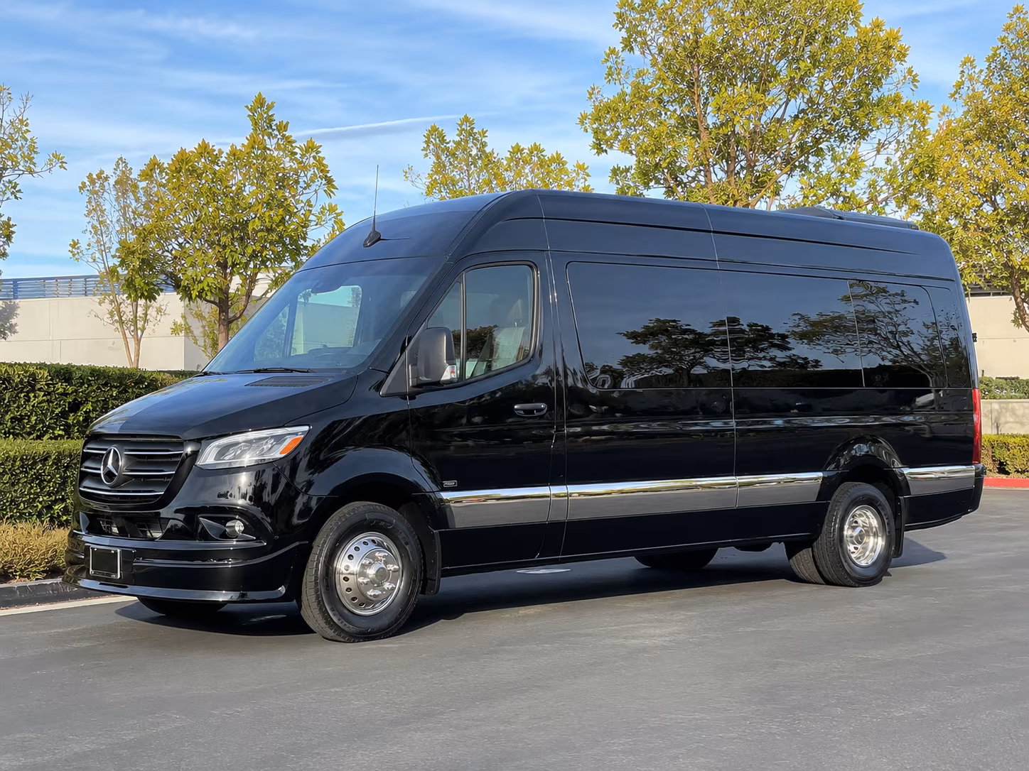 Arlington School Event Transportation party bus exterior