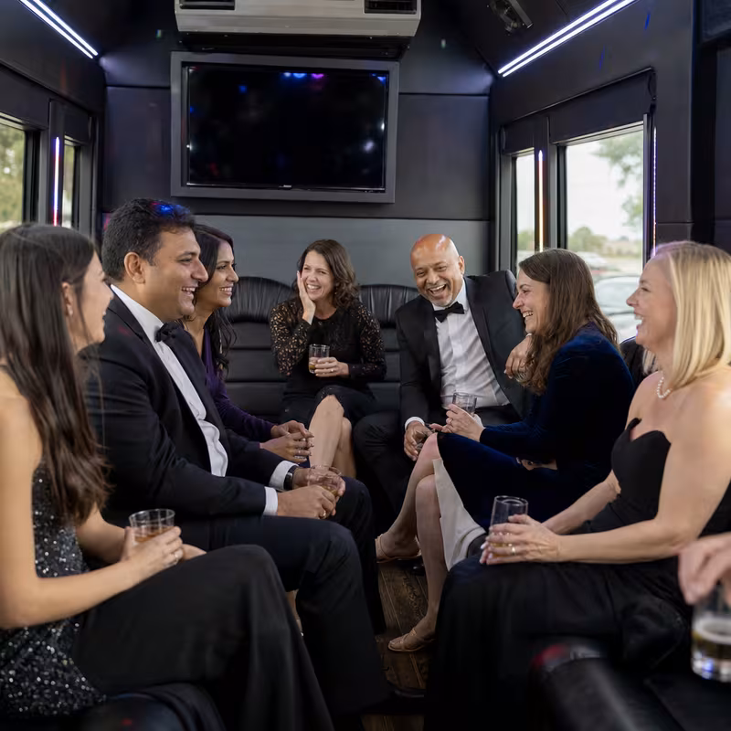 Arlington Prom & Homecoming Transportation fleet vehicle