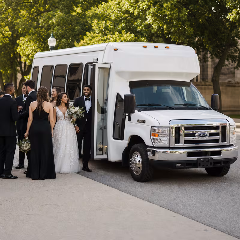 Arlington Wedding Transportation fleet vehicle