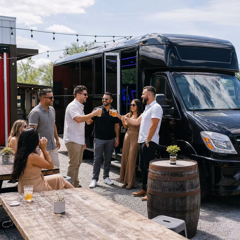 Arlington Winery & Brewery Tour Transportation fleet vehicle