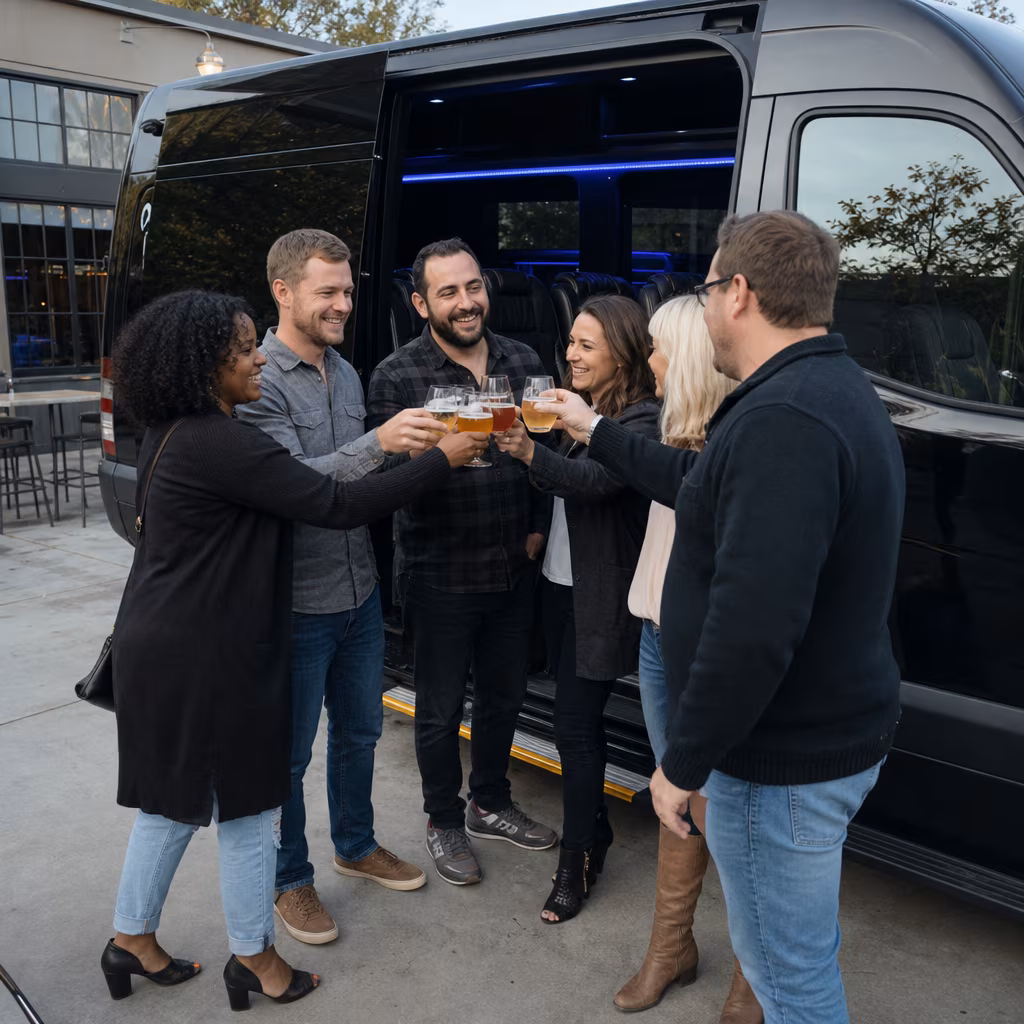 Arlington Winery Tour & Pub Crawl Transportation