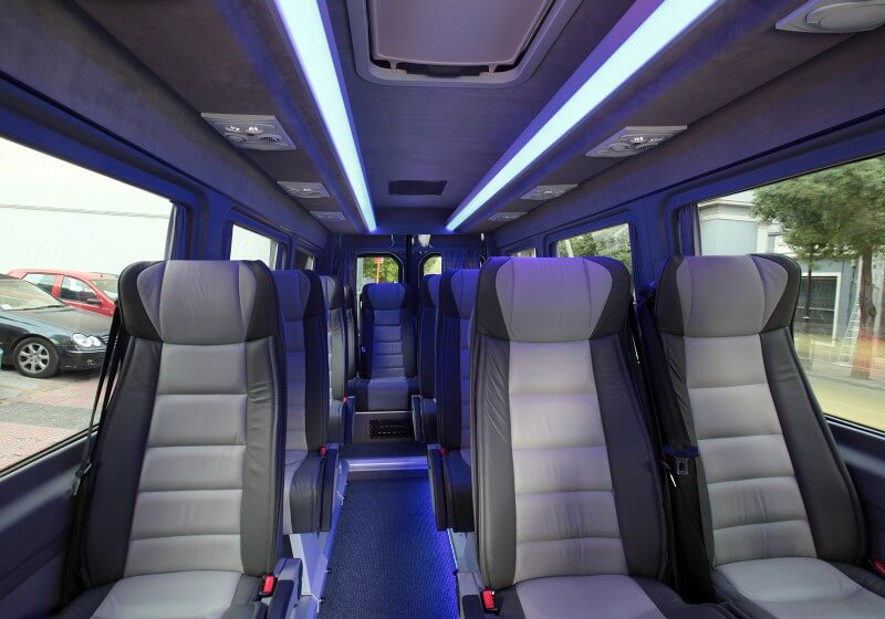 Abilene 18 Passenger Van/Minibus Interior