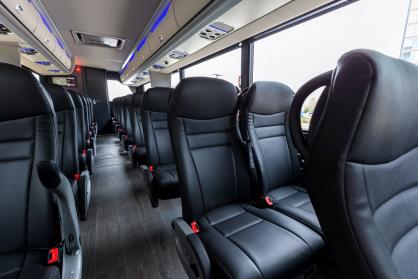 Tyler 45 Passenger Mini Coach Interior