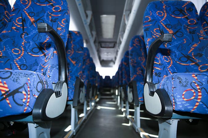 Sugar Land 47-56 Passenger Charter Buses Interior
